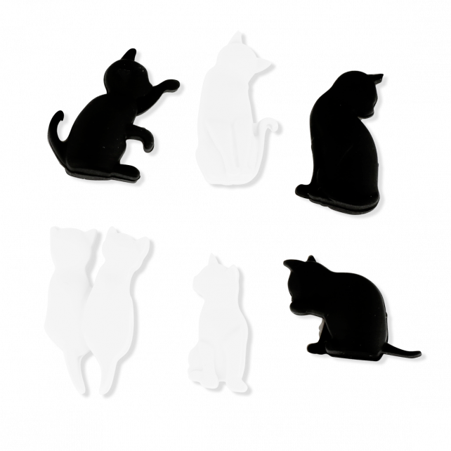 Set de 6 marqueurs de verre - Happy Markers Animaux