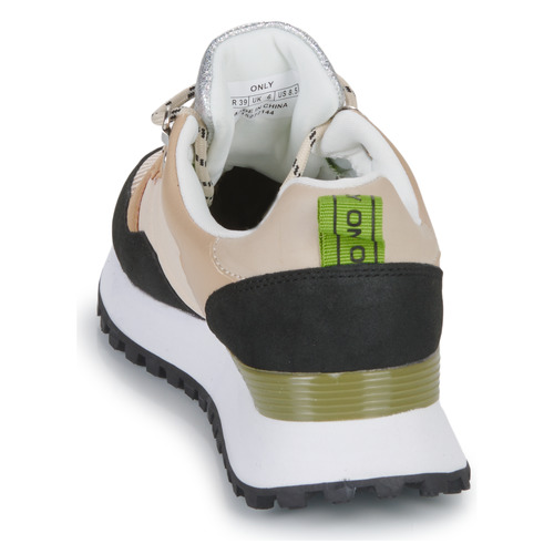 Only - ONLSAHEL-11 PU SNEAKER - Noir / Beige