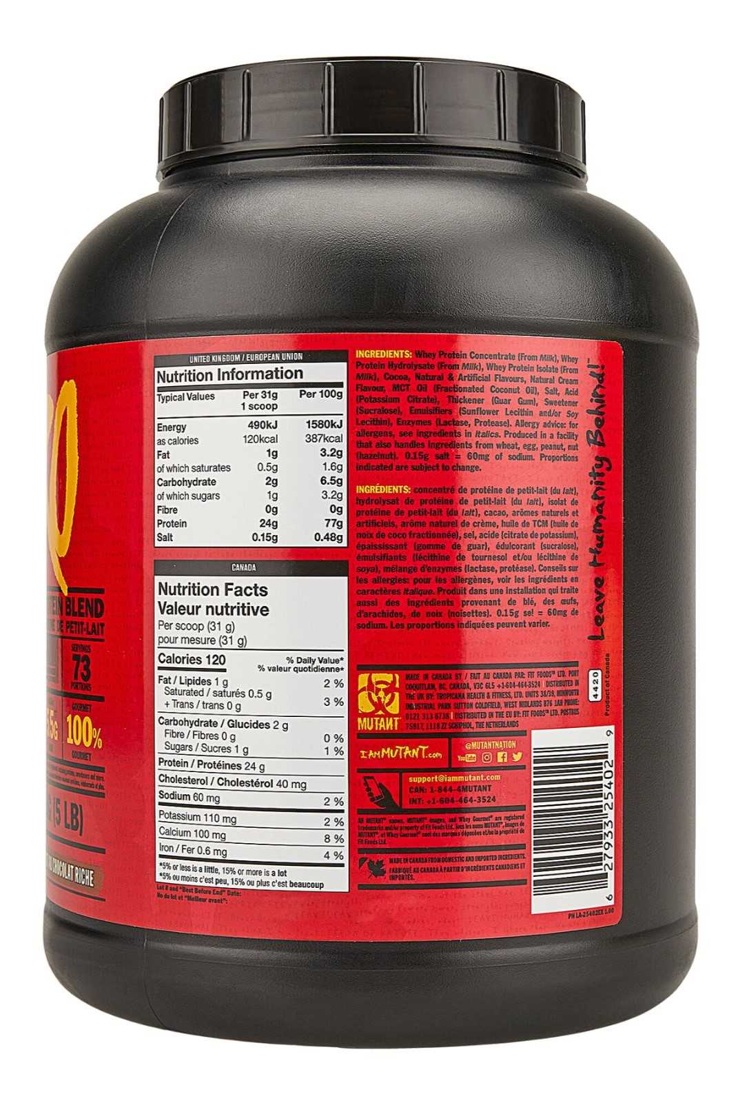 Mutant Pro Triple Whey 2,27kg