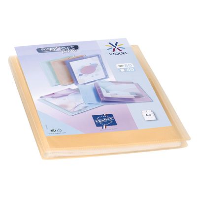 Viquel Propysoft - Porte vues personnalisable - 80 vues - A4 - disponible dans différentes couleurs
