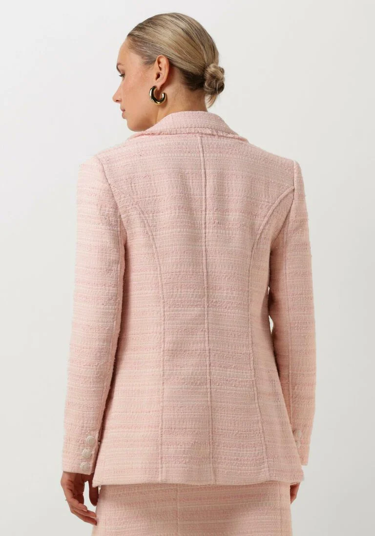 GUESS lichtroze guess blazer tosca tweed blazer