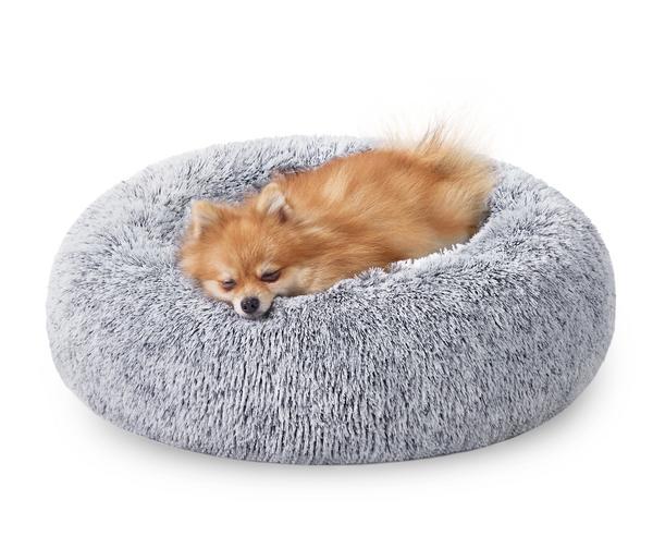 Feandrea Kuschelbett, rund, grau, Ø60/H20 cm