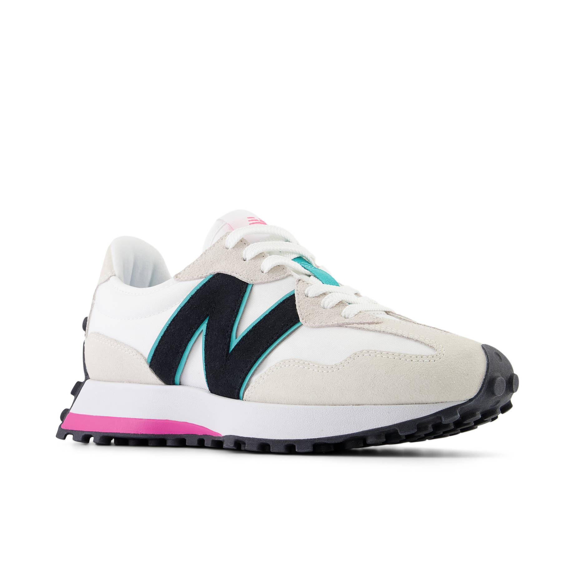 new balance| Damen Sneaker 327 AIRYTEAL mit Leder