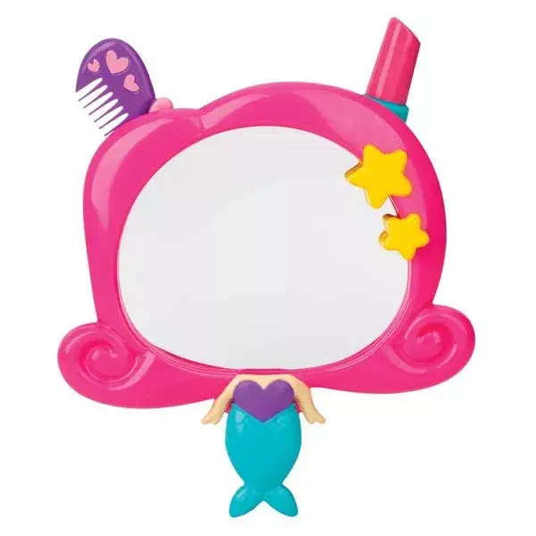 Conjunto de brinquedos para banho Nuby Sereia com espelho +12m