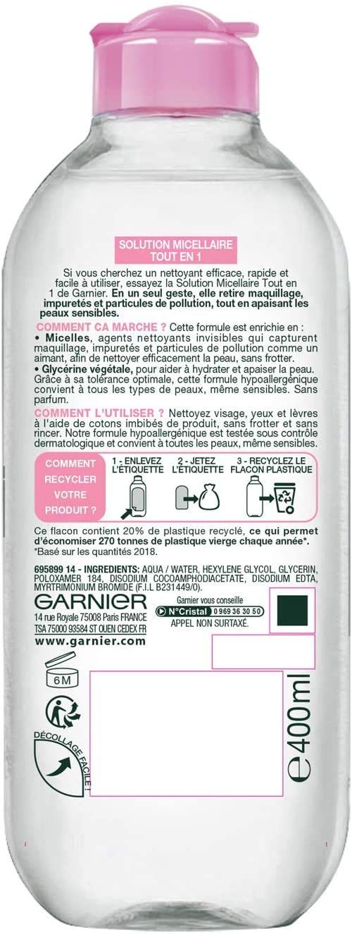 Garnier Skin Active Mizellen-Lösung, All in 1, für sensible Haut