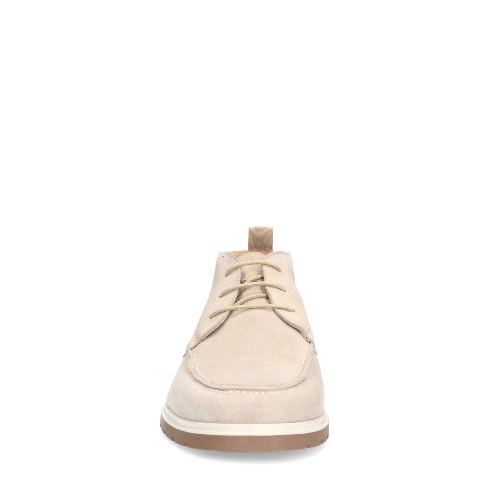Beige suède veterboots