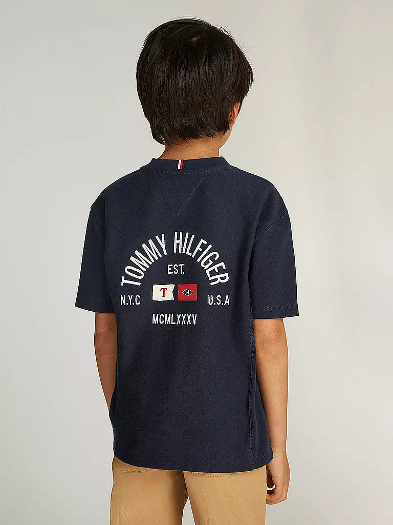 TOMMY HILFIGER Jungen T-Shirt  dunkelblau