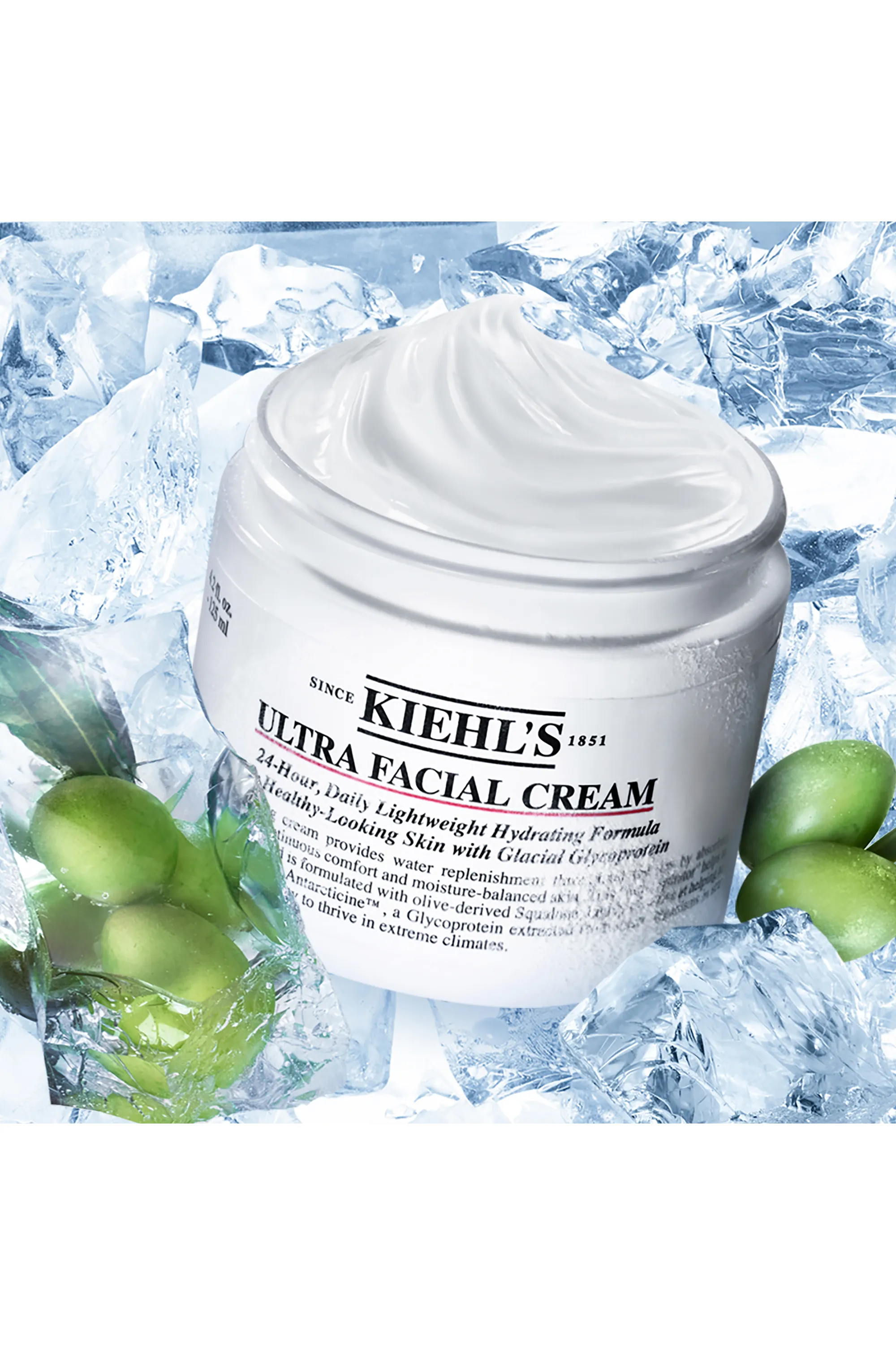 Kiehl's Crème hydratante légère 24h Ultra Facial rechargeable