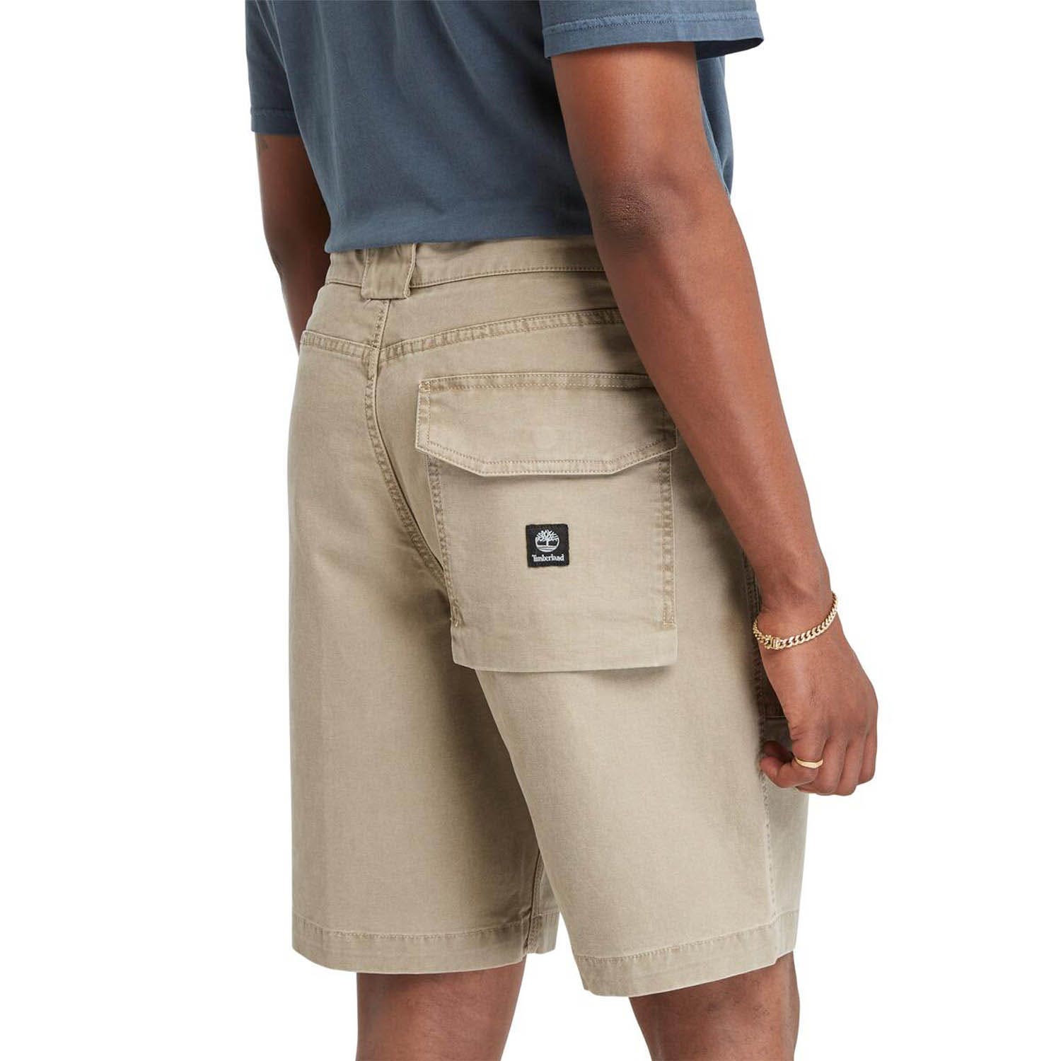 Timberland  Washed Canvas Stretch Fatigue Short