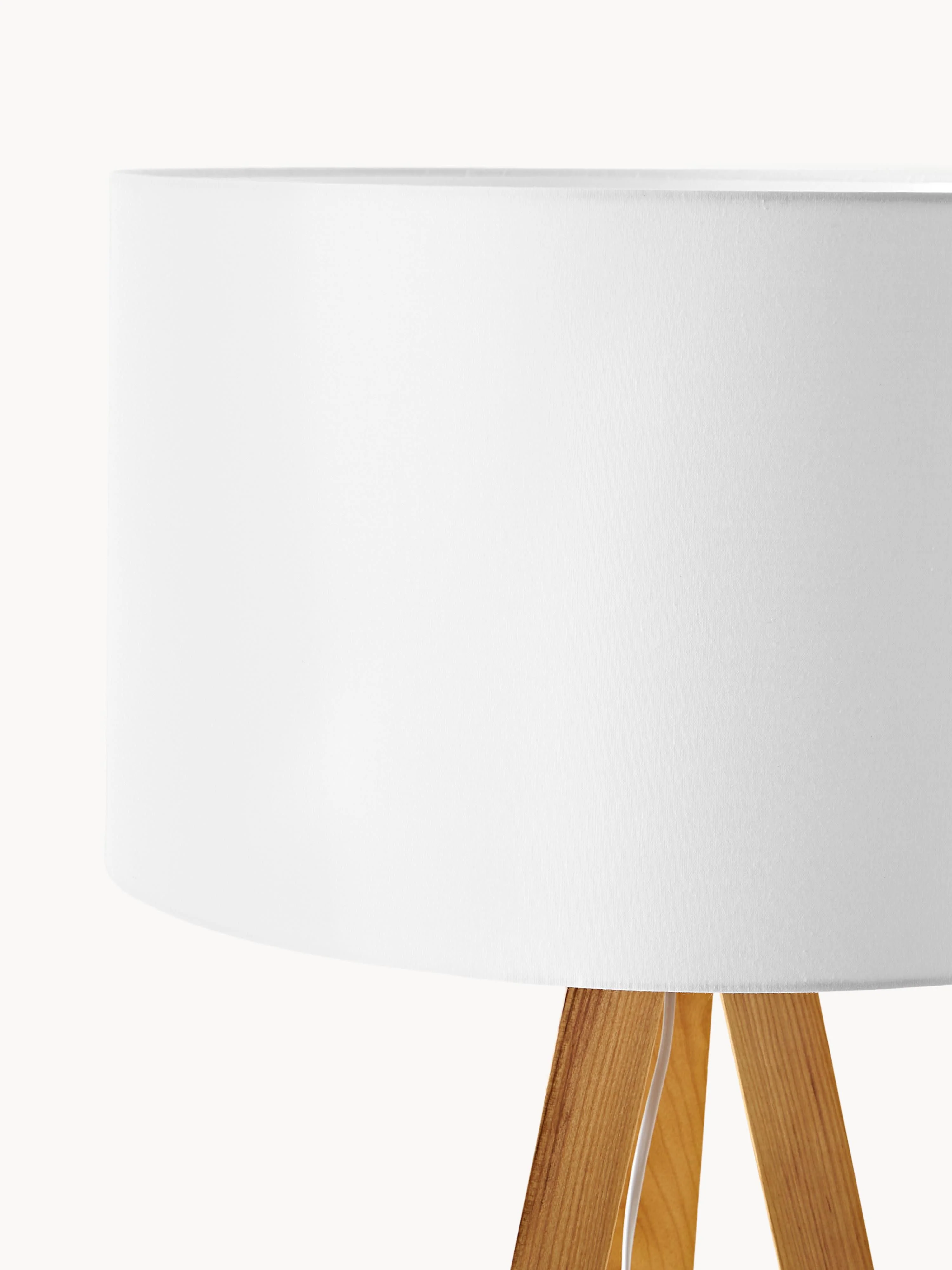 Tripod vloerlamp Jake van massief hout