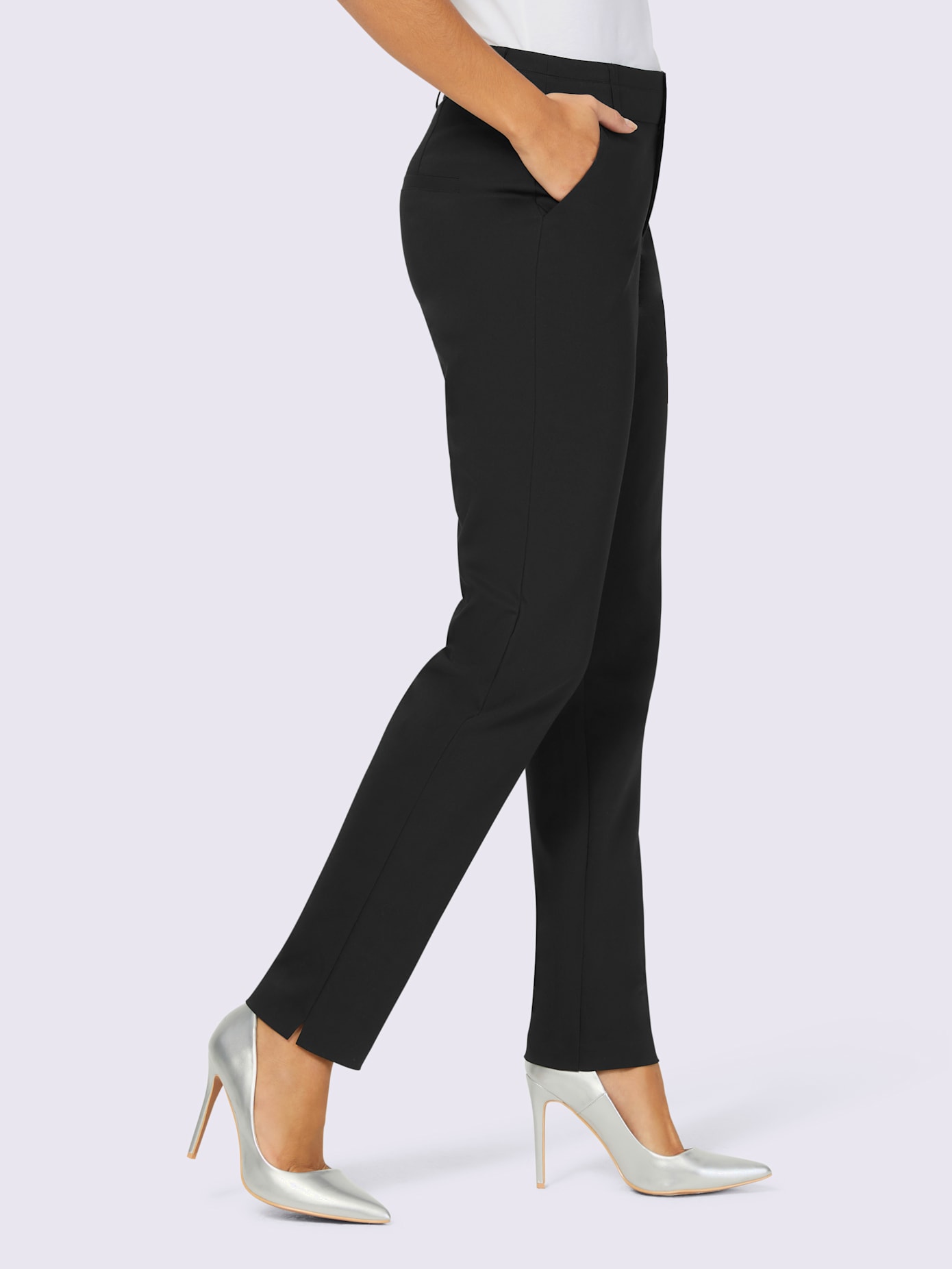 Pantalon qualité légèrement brillante