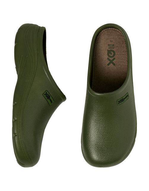 Xq Footwear Heren Tuinklomp Groen - Schoenklompen