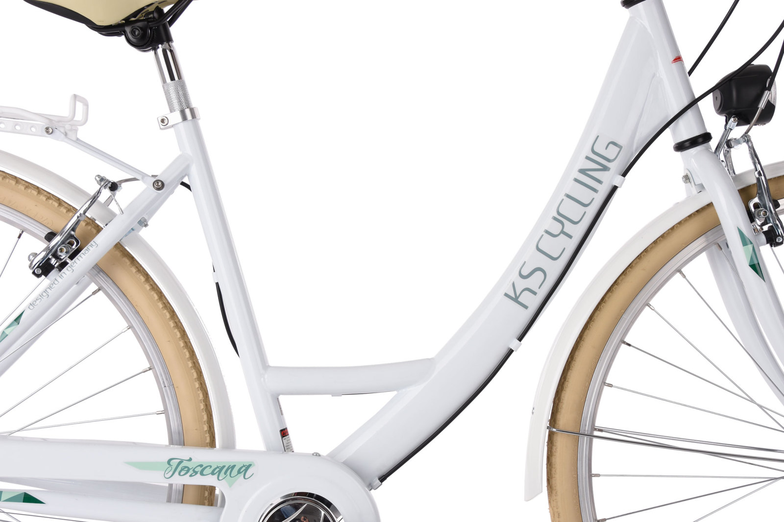 KS Cycling Damenfahrrad Toscana 28'' - weiß - 48 cm Rahmenhöhe