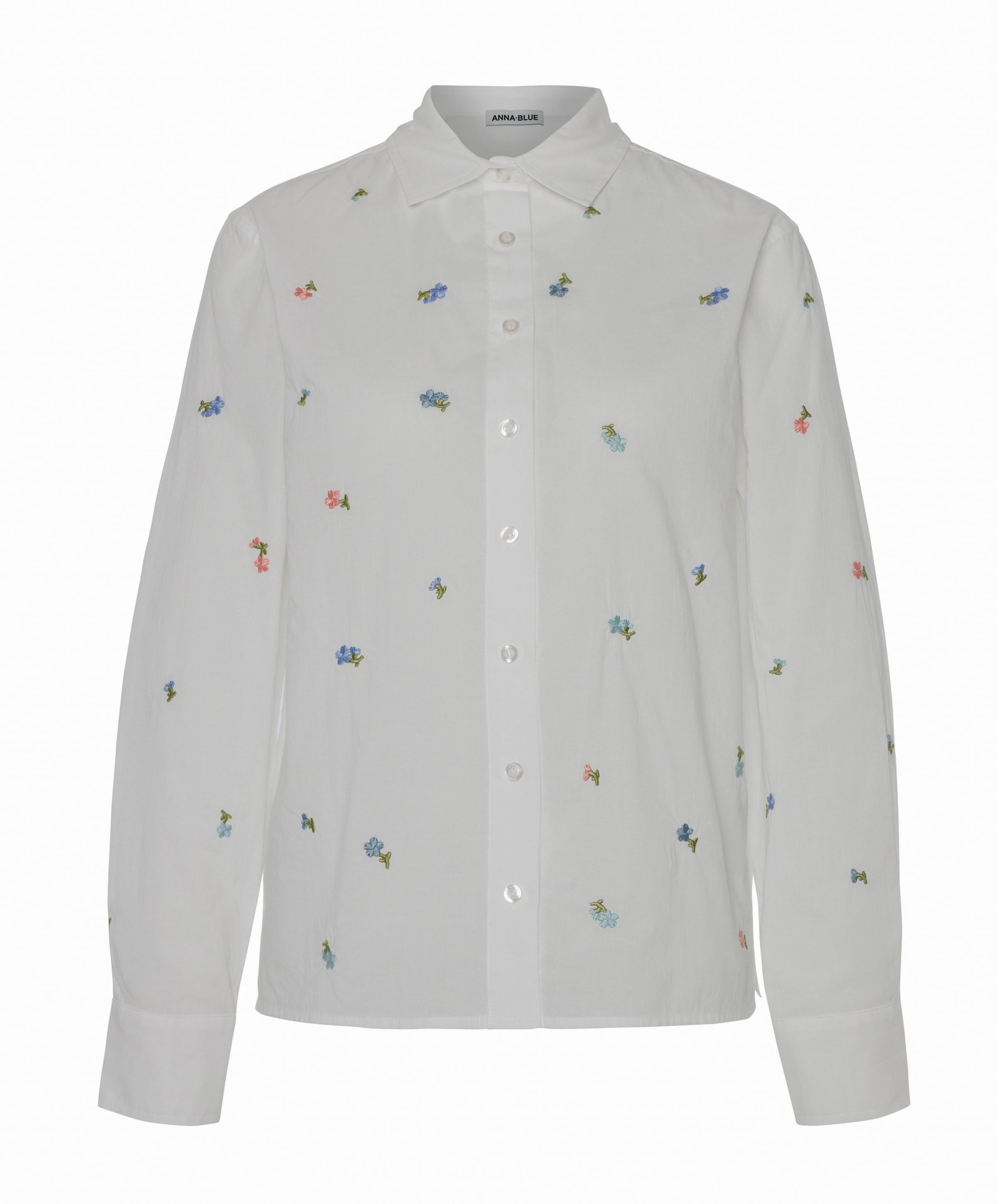 Anna Blue Dames blouse ecru