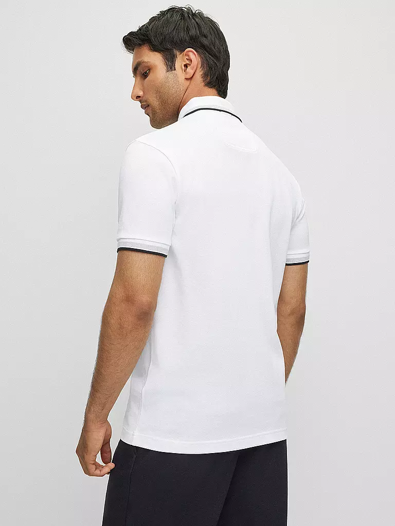 BOSS Poloshirt Modern Fit Paddy weiss