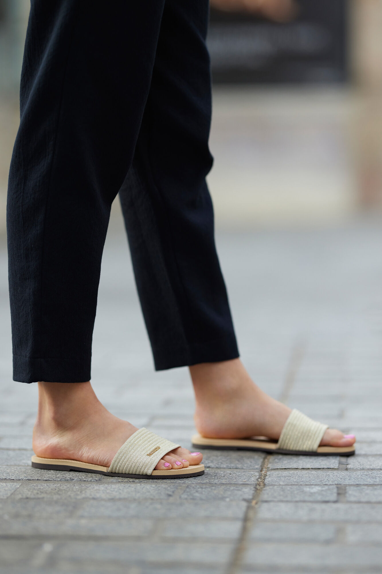 Chinelo Havaianas You Malta Metallic - Dourado