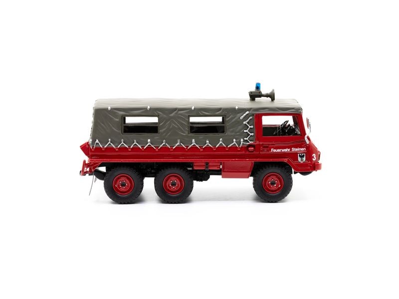 ACE Militärfahrzeug Steyr-Puch Pinzgauer FW Steinen 1:43 Detailreiches 6 x 6 Offroad-Modell aus Resin