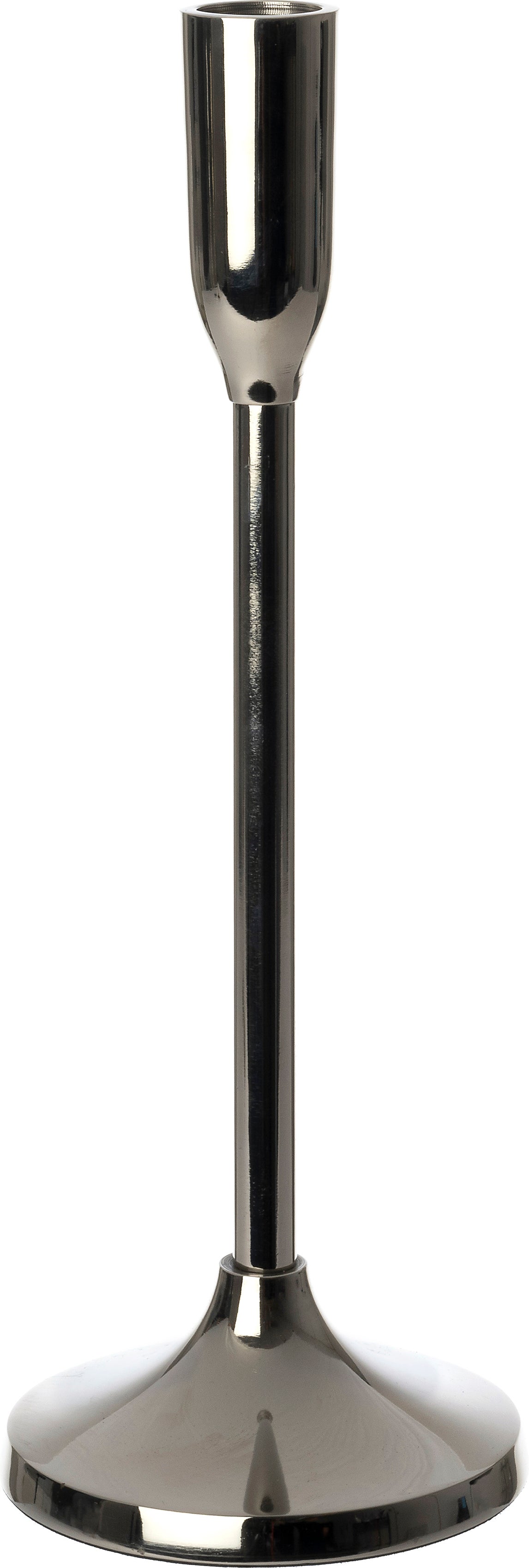 Intratuin kandelaar Sylvi zilver D 10 H 30 cm