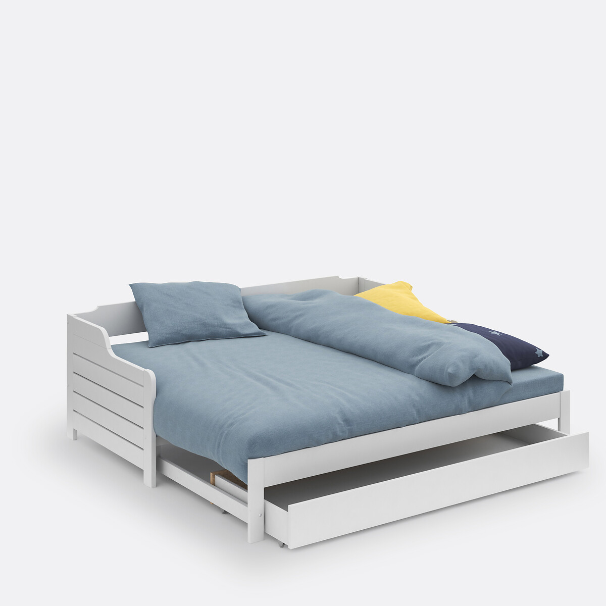 LA REDOUTE INTERIEURS<br>Sofá-cama com gaveta retrátil e estrado de ripas Grimsby