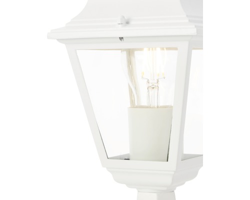 Buiten sokkellamp, 1-lichts, H 36,3 cm, Nissi wit