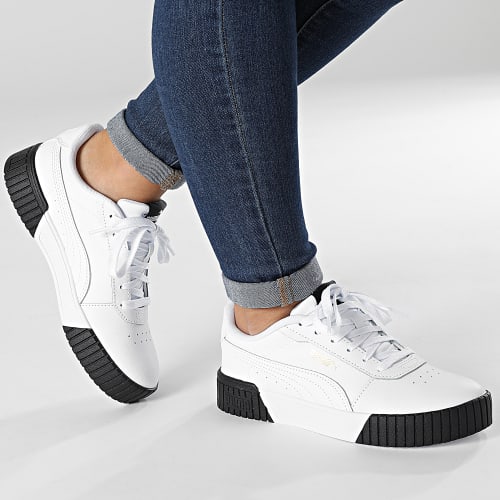 Baskets Femme Carina 2 385849 White Puma Team Gold Black