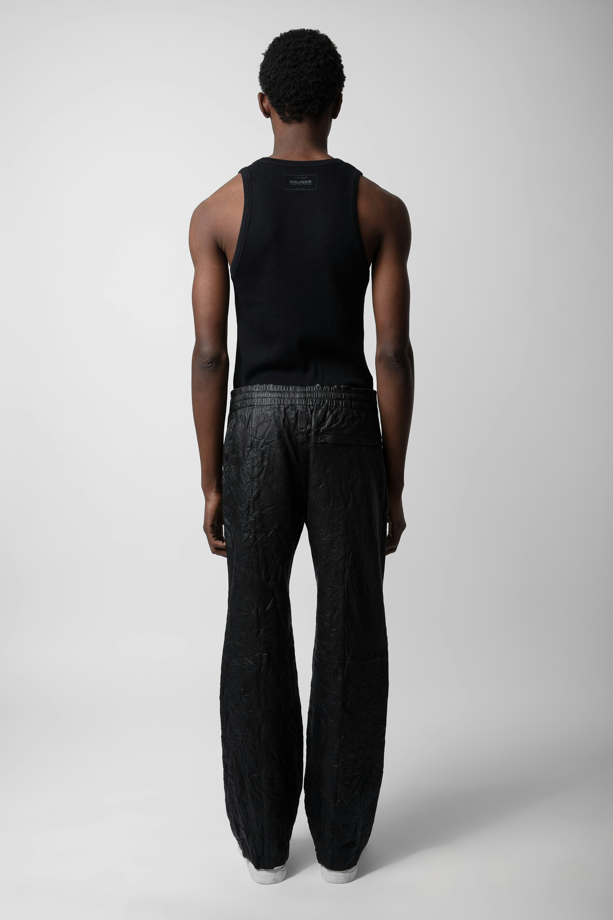 Pantalon Pacha Cuir Froissé
