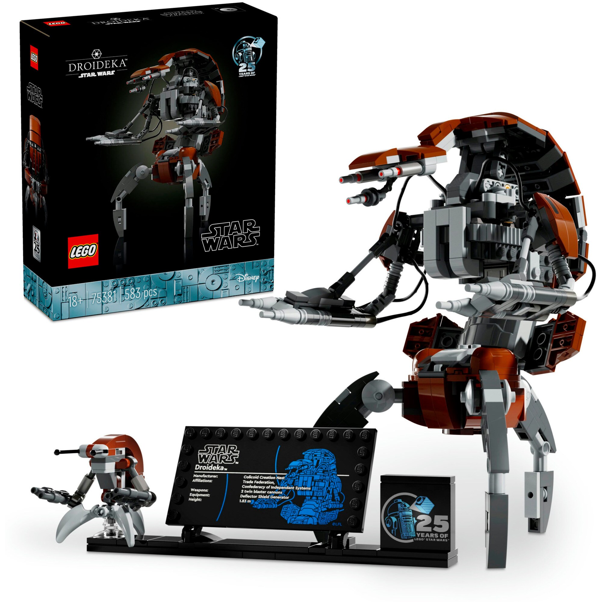 LEGO Konstruktionsspielzeug Star Wars Droideka