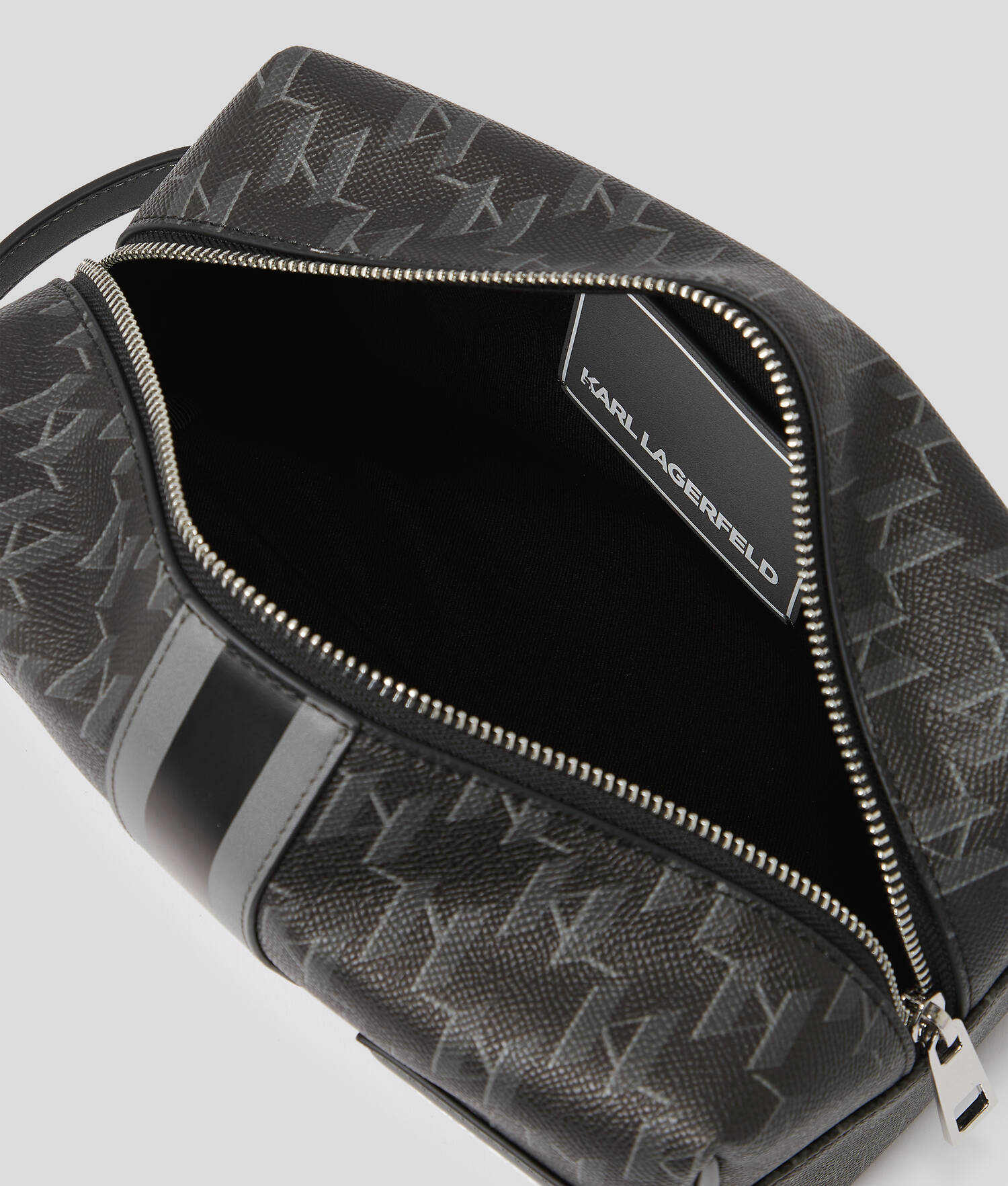 TROUSSE DE TOILETTE K/KANVAS - Noir/Gris