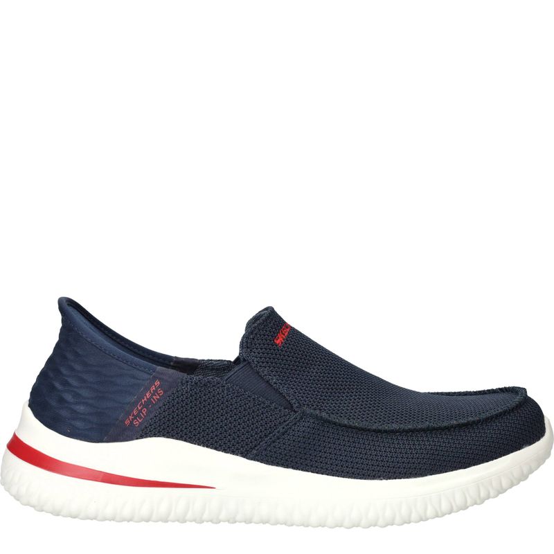 Skechers Slip-Ins Delson 3.0 Cabrino Instappers Blauw Heren