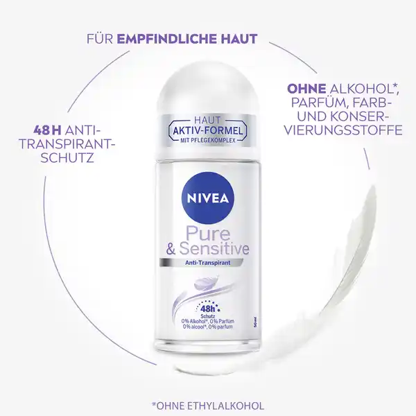 Anti-Transpirant Roll-on Pure & Sensitive