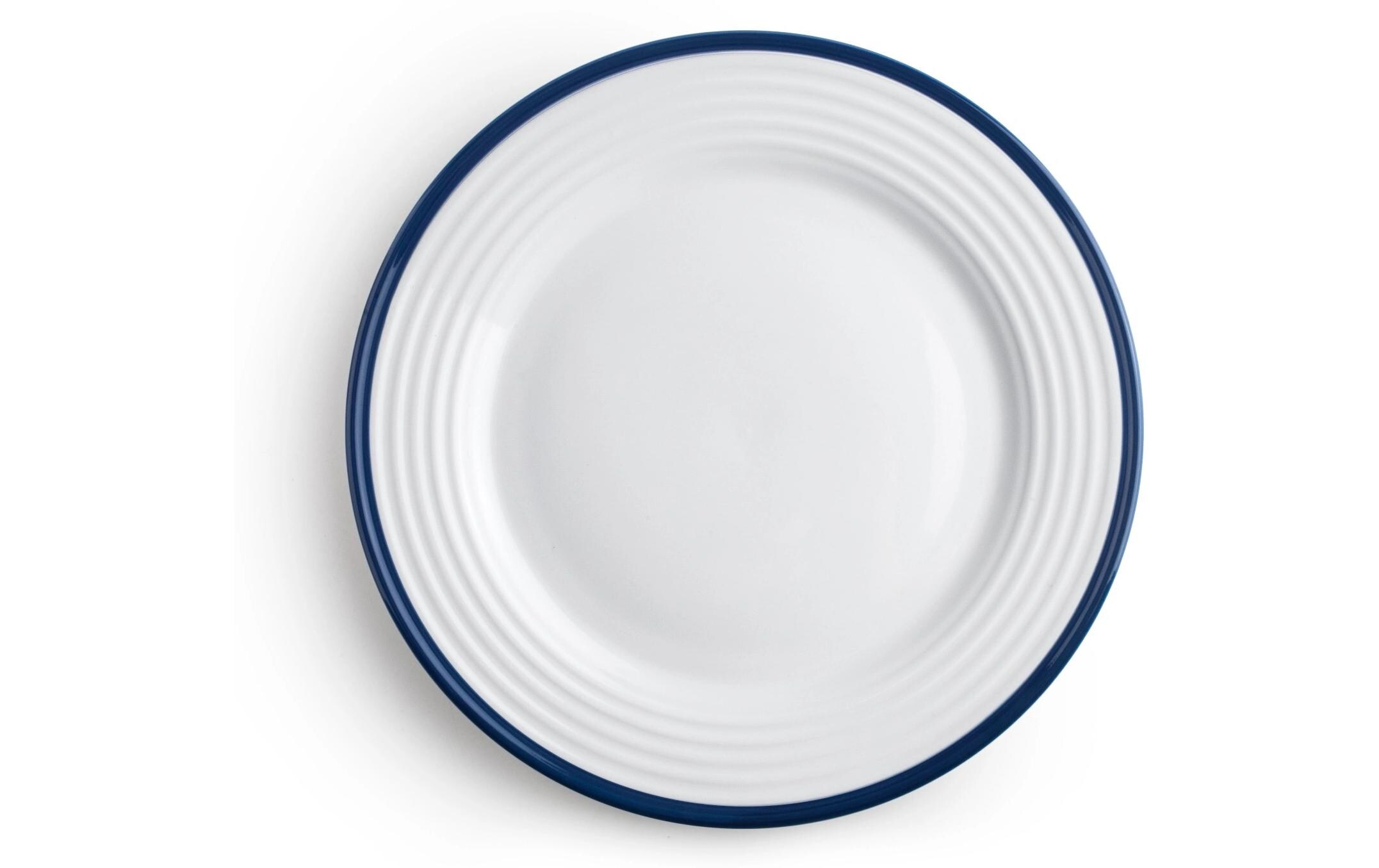 Teller-Set Provence 27.1-22.8-19.5 cm 12 Stück, Blau/WeissFür den täglichen Gebrauch geeignet