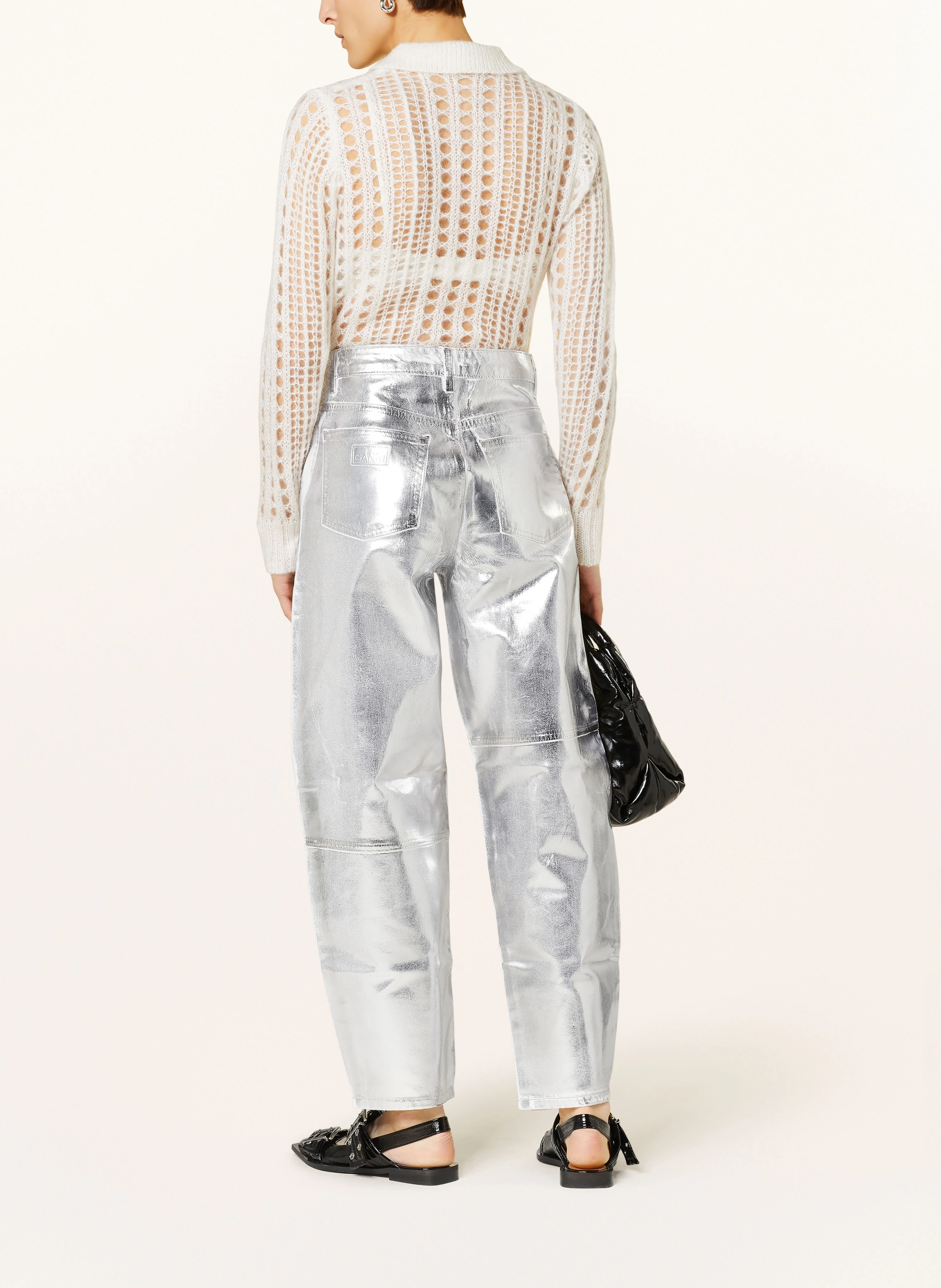 GANNI Coated Jeans