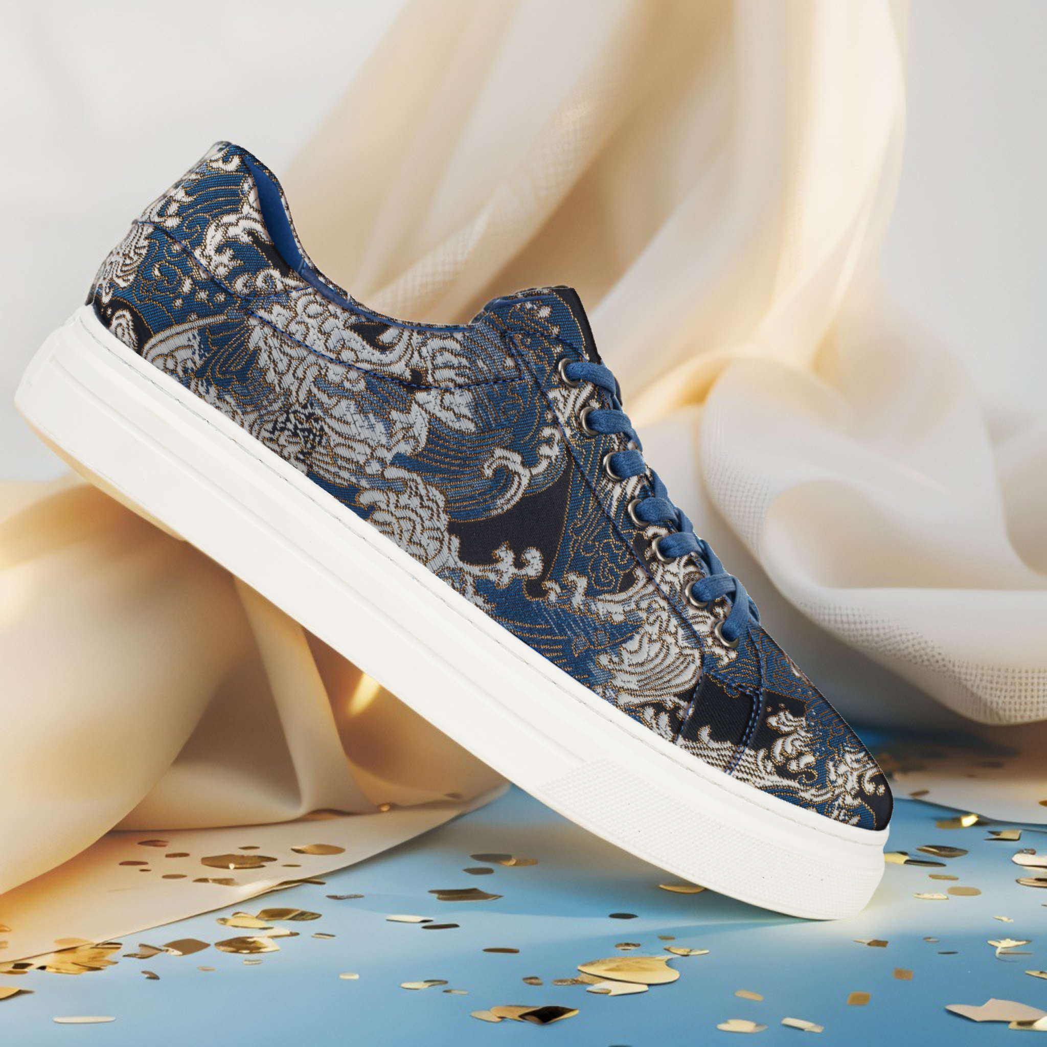 Silent Blue Tsunami Sneakers