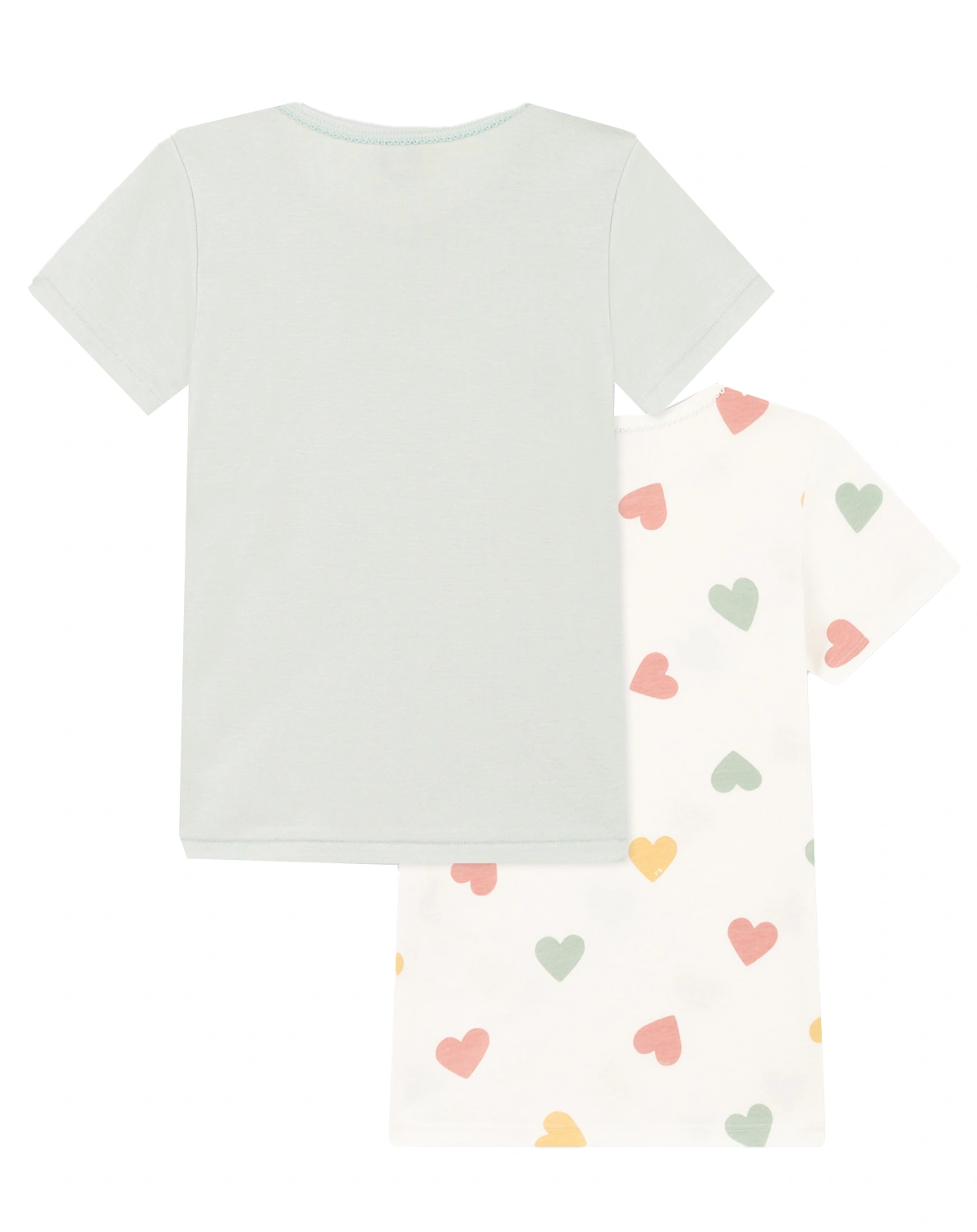 T-Shirt HEARTS 2er Pack in bunt