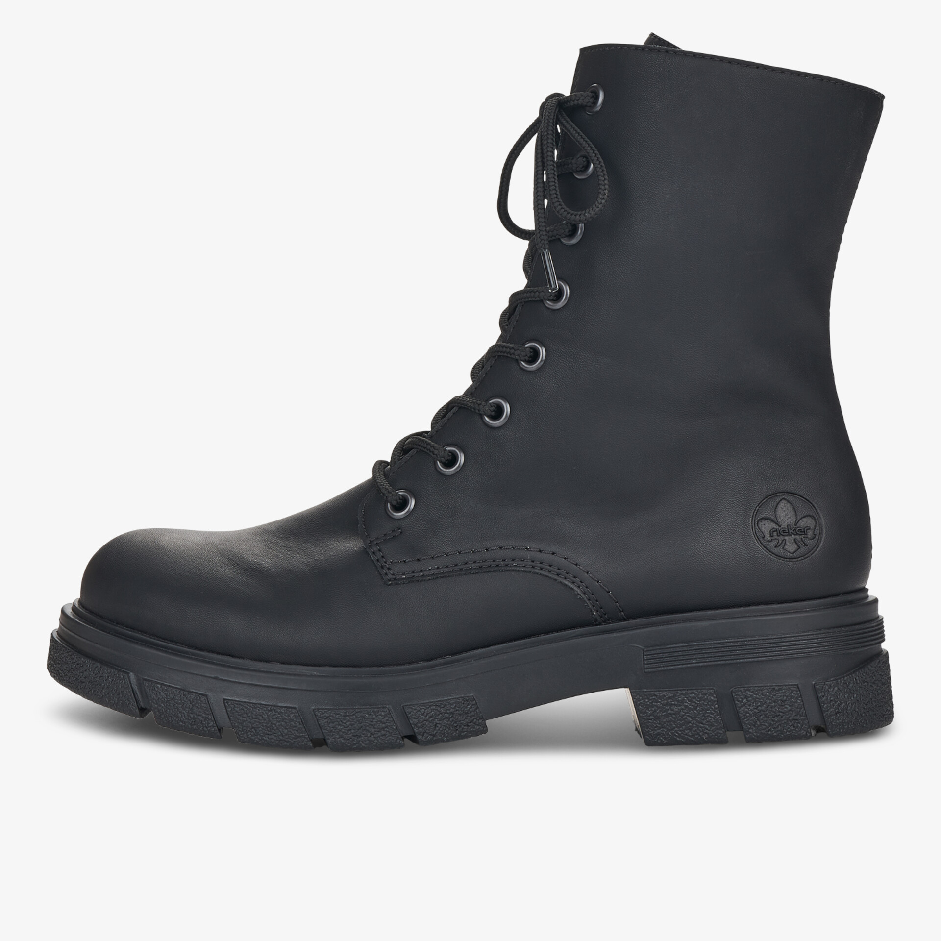rieker Damen Schnürstiefeletten schwarz