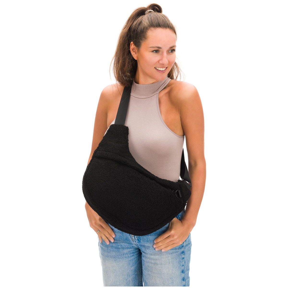 fillikidfillikid   Daybag Plüsch schwarz