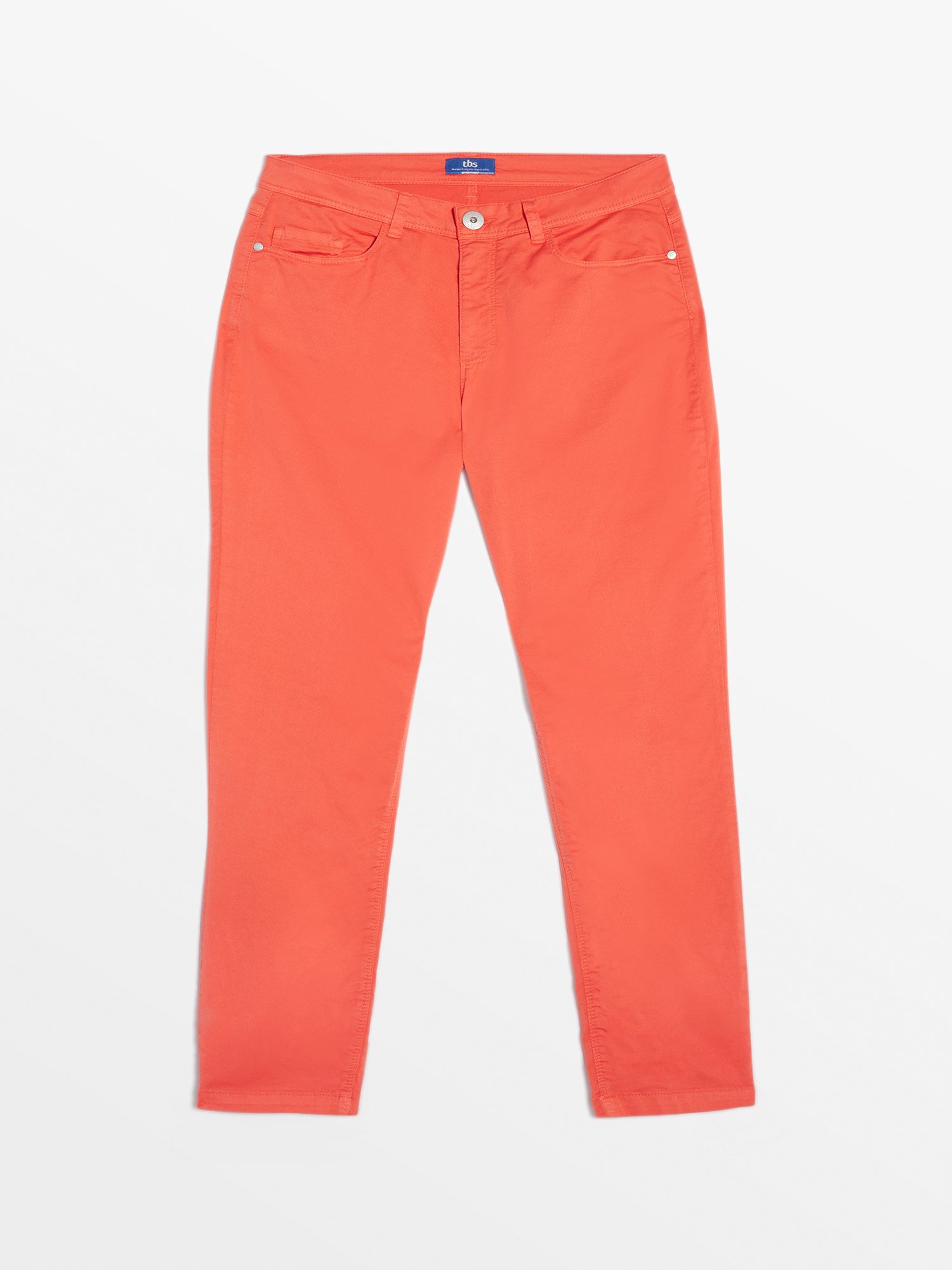 Pantalon Femme 7\/8 Coton Biologique Orange