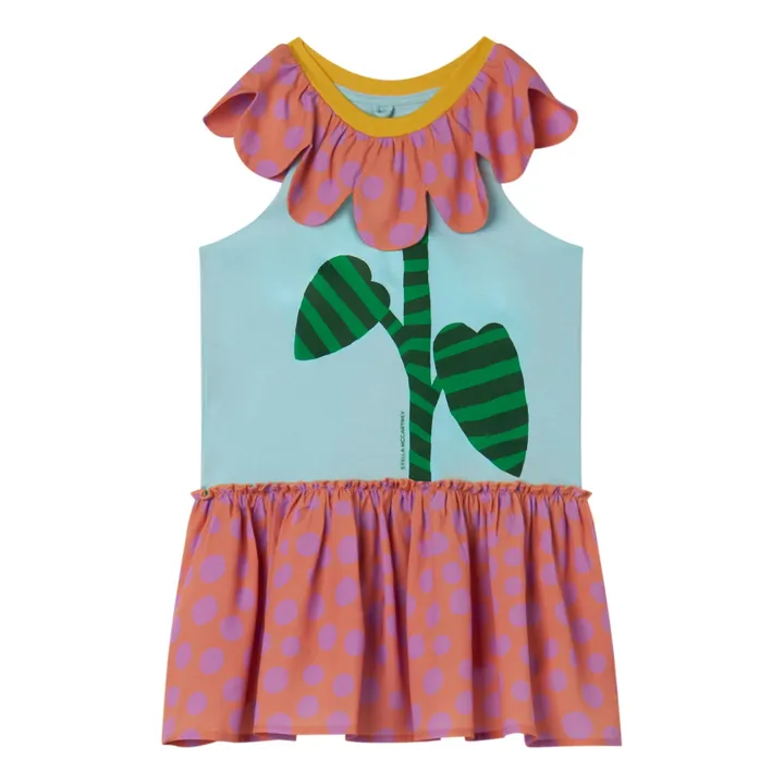 Stella McCartney Kids Robe Fleur | Bleu ciel