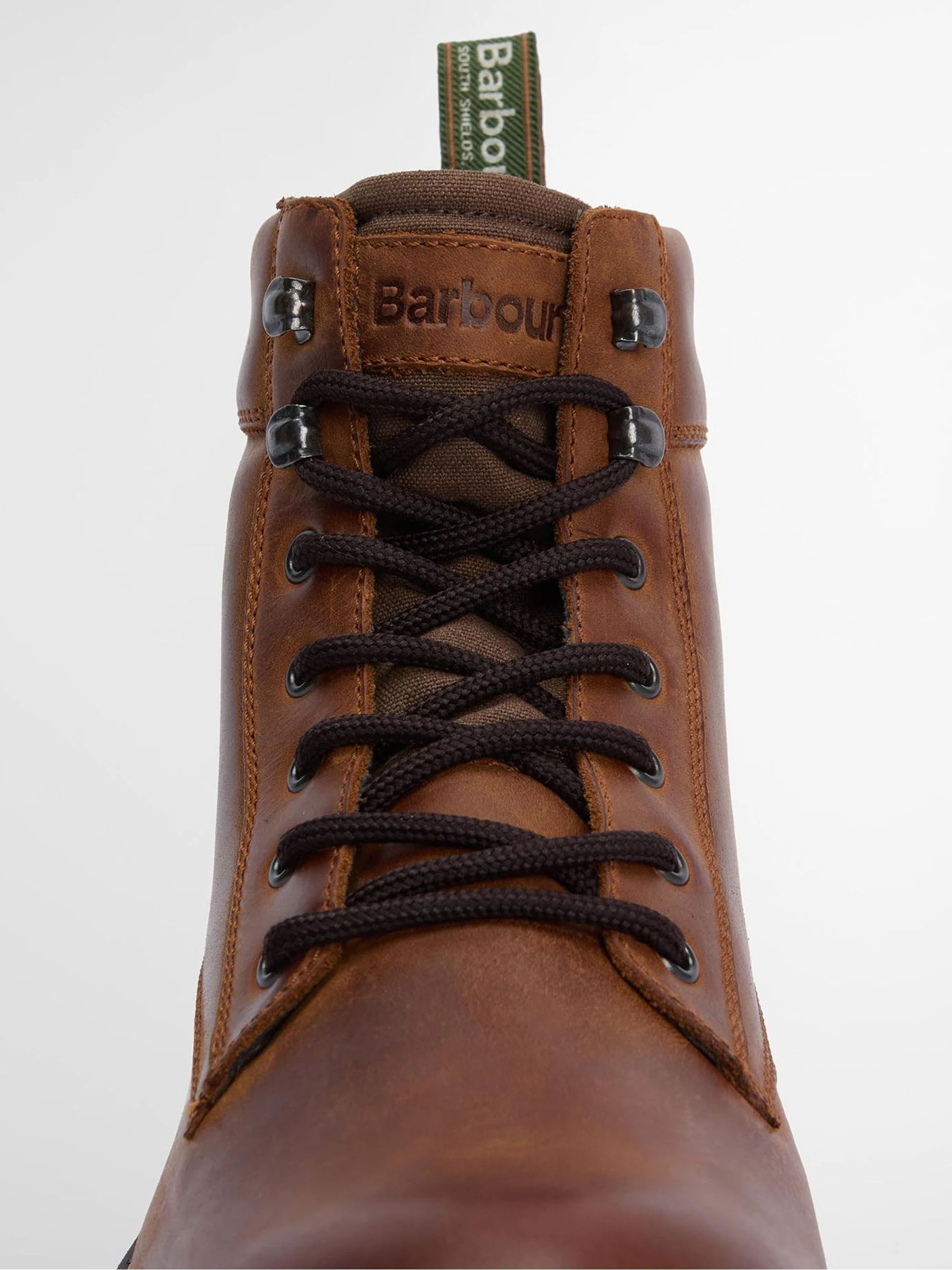 Bruin - Barbour® Harrison Leather Lace Up Boot