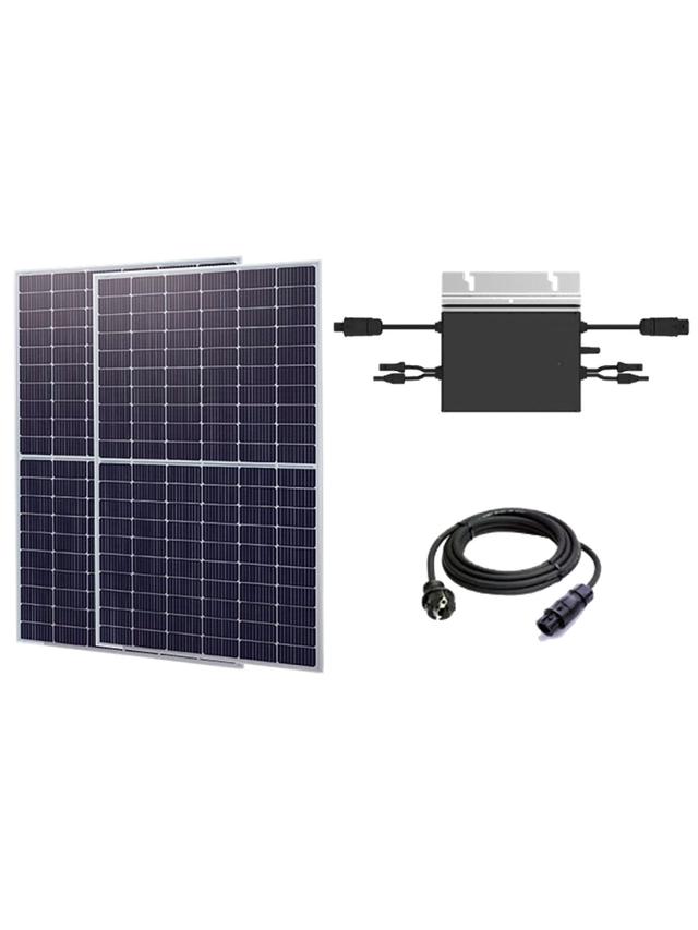 Solarkraftwerk 800 W/Halterungen, Inverter mit Wifi
