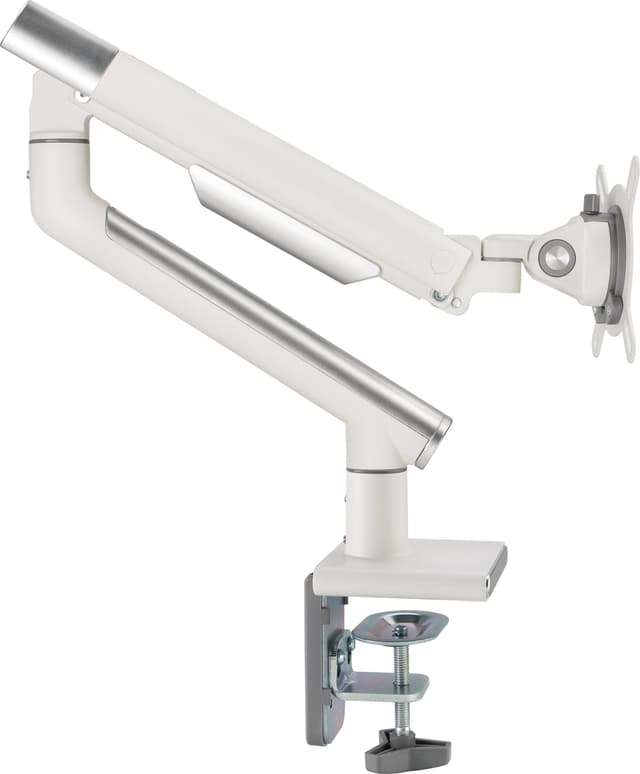 Essentials Single skærm-arm (hvid)