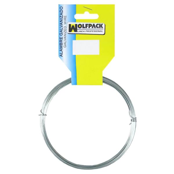WOLFPACK Alambre Galvanizado (rollo 50 Gramos) Nº 3/0,8 mm. Af 01010304