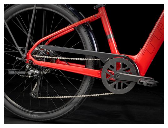 Vélo de Ville Électrique Trek Verve  1 Lowstep LT 250Wh Shimano Acera 8V Rouge 2024