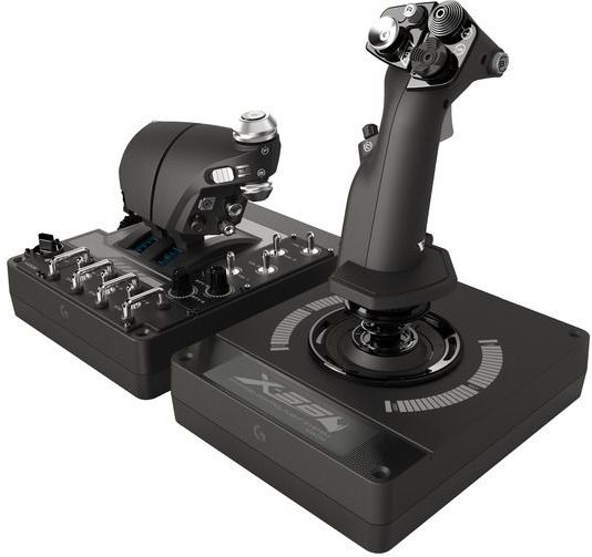 Logitech - X56 Hotas - Simulatiecontroller - Zwart - Grijs - Met Gashendel En Joystick