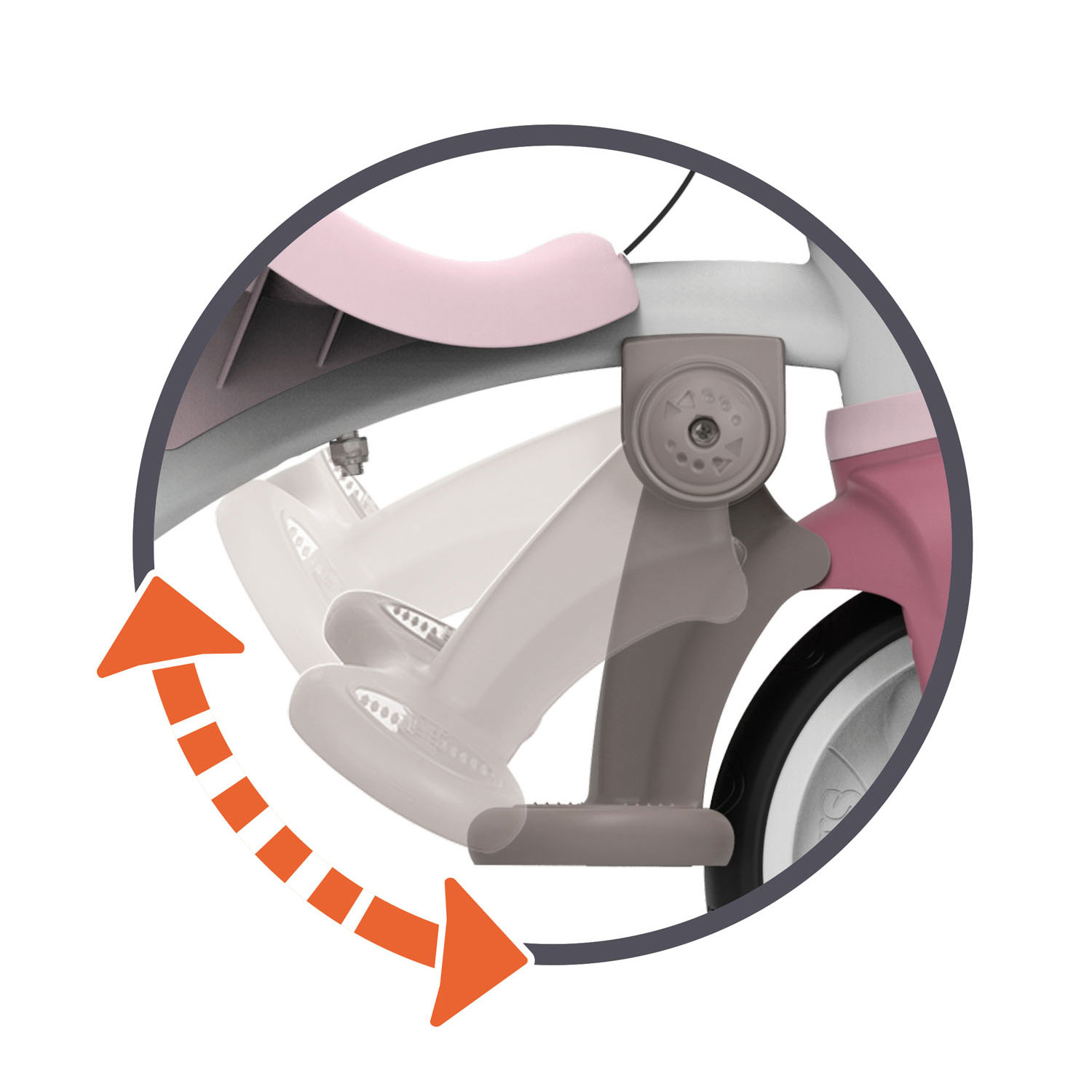 Smoby Be Move Comfort Driewieler Roze