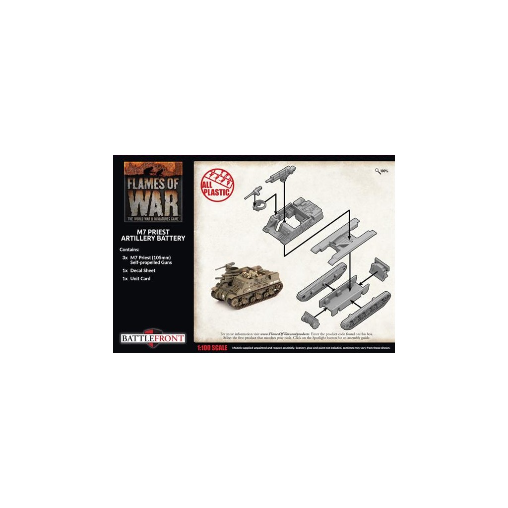 Flames of War - M7 Priest Artillery Battery