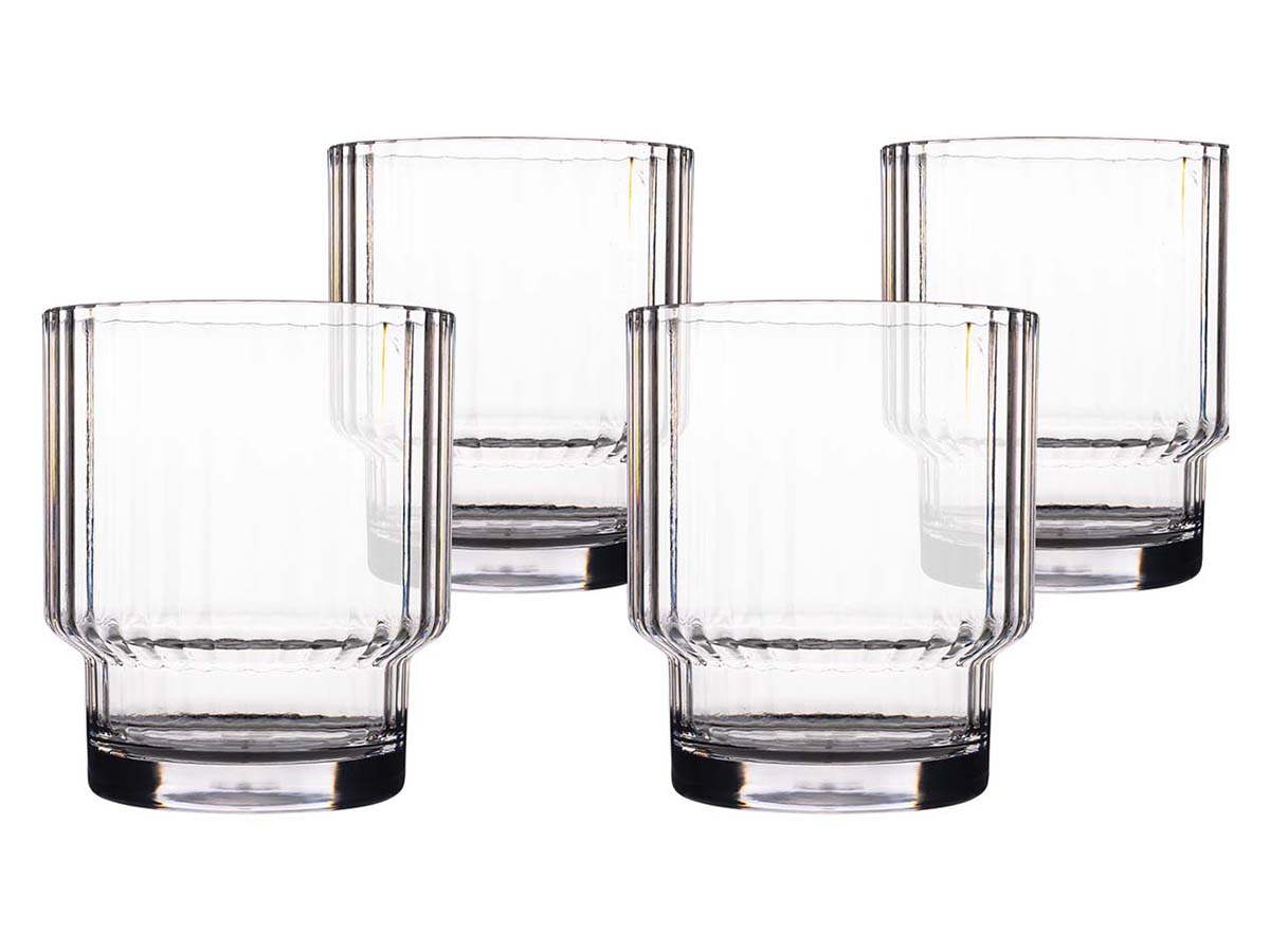 Bo-Camp Brim 285 ml waterglas - Set van 4