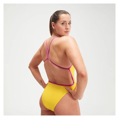 Maillot de Bain Femme 1 pièce Speedo Eco   Solid VBack Mangue/Rose
