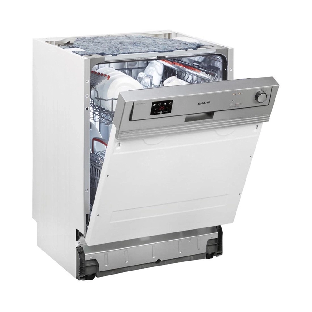 SHARP QW-HX12S47ES-CH Geschirrspüler teilintegriert