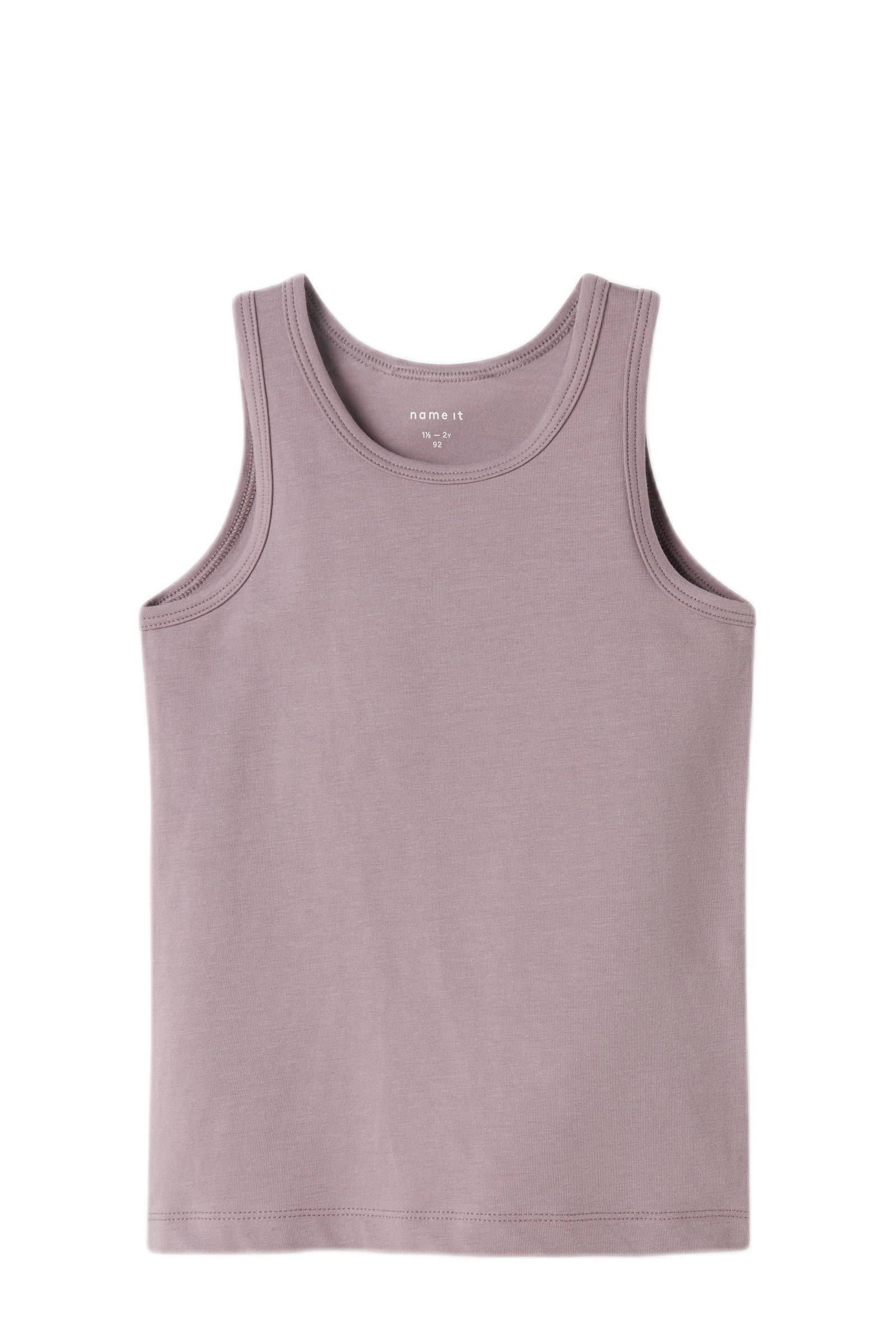 NAME IT hemd met strikjes dessin - set van 2  roze/mauve